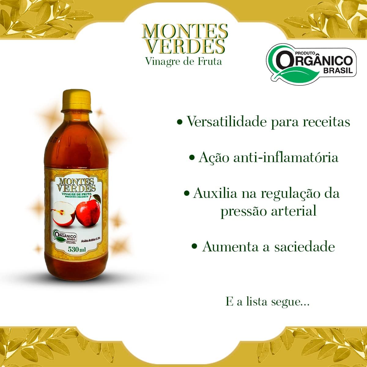 Vinagre de Maçã Orgânico 3
