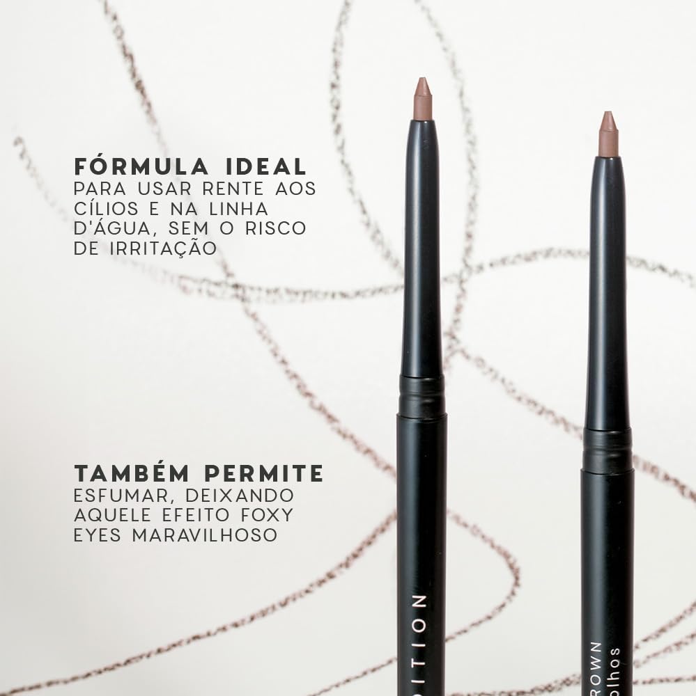 Lápis de Olhos Retrátil Marrom - Eyeliner Brown Océane Edition 4