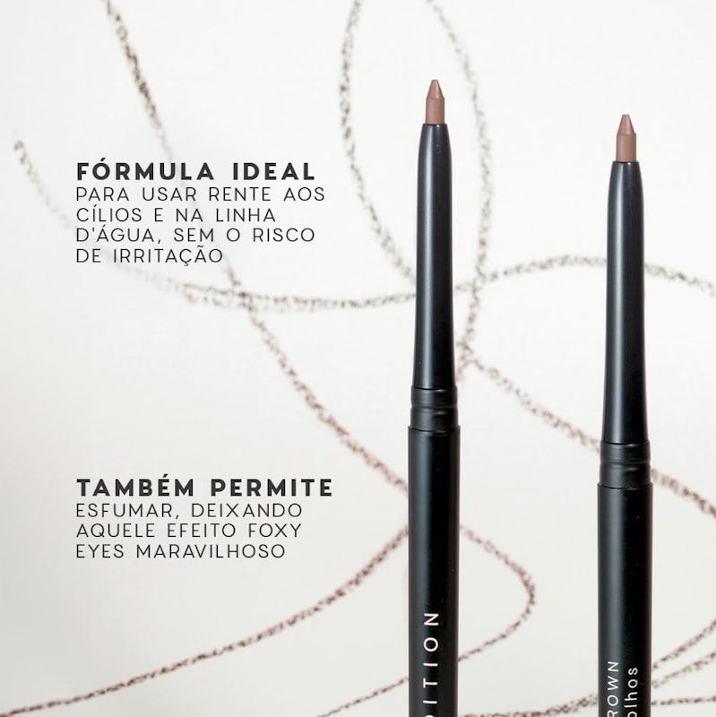 Lápis de Olhos Retrátil Marrom - Eyeliner Brown Océane Edition 4