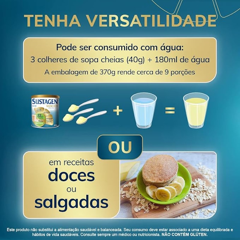 Sustagen Senior Sem Sabor 4