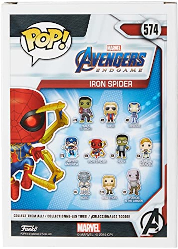 Funko Pop Homem-Aranha de Ferro com Nano Manopla - Avengers: Endgame 4