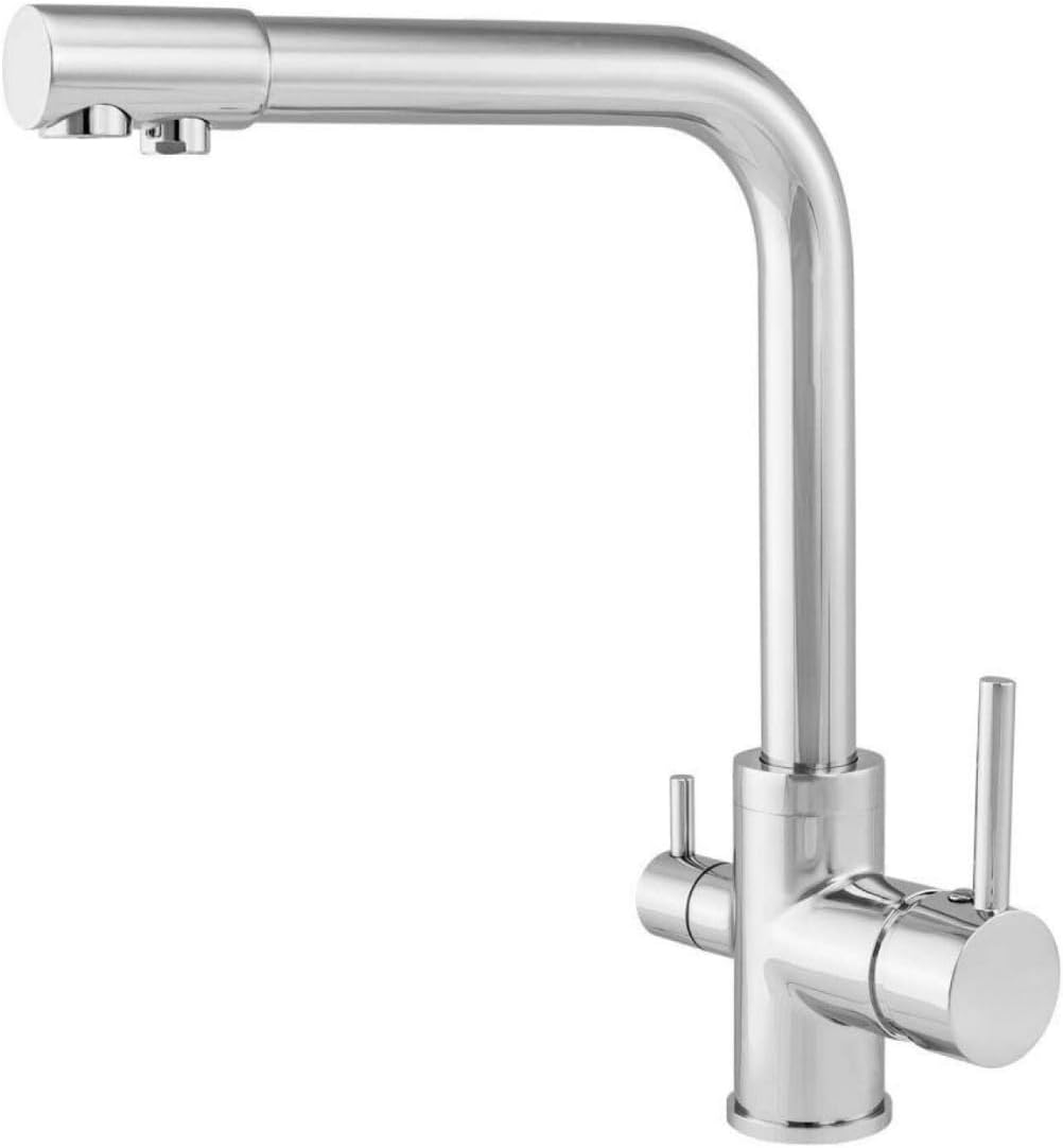 Torneira Cozinha Gourmet Monocomando Misturador Inox e Filtro 2 em 1 1