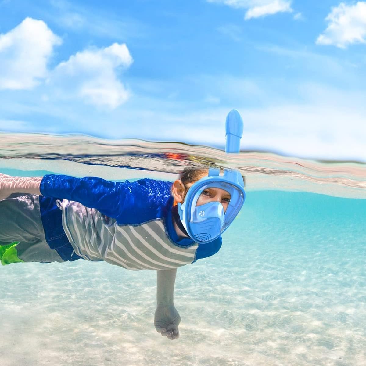 Máscara de Mergulho Snorkel para Crianças 2