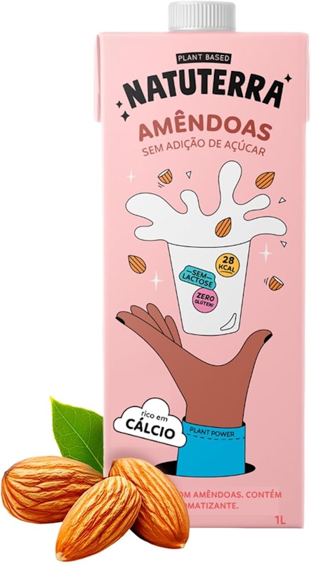 Leite Vegetal de Amêndoas 1 L 1
