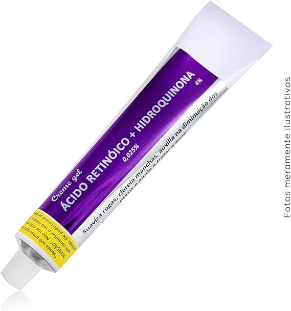 Gel Peeling Clareador de Melasma com Ácido Retinóico + Hidroquinona 1