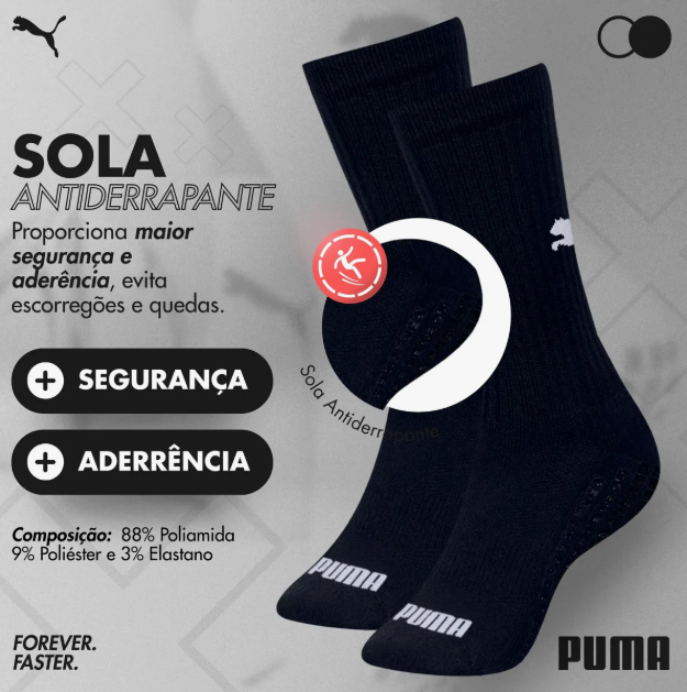 Meia Esportiva Antiderrapante Masculina 3