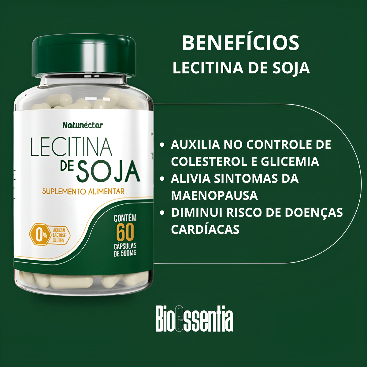 Lecitina de Soja 500 mg  3