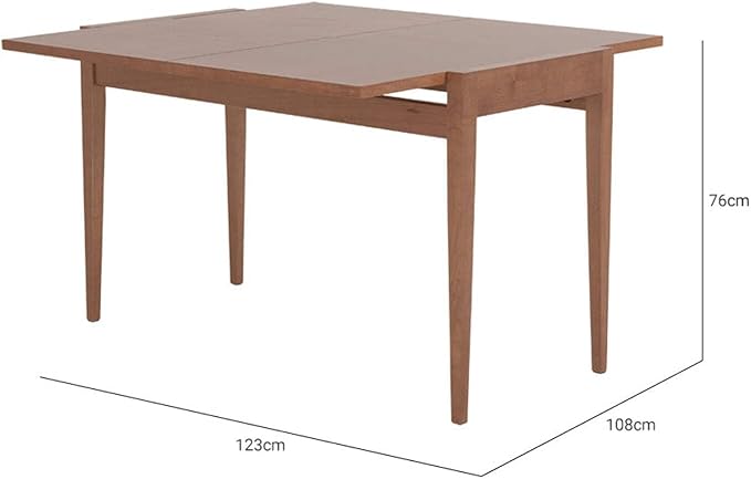 Mesa de Jantar Extensível Pina - Amêndoa 4