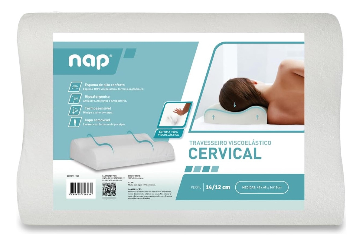 Top 10 Melhores Travesseiros Para Dormir de Lado  (I Wanna Sleep, Ortogold, Fibrasca e Nap) 3