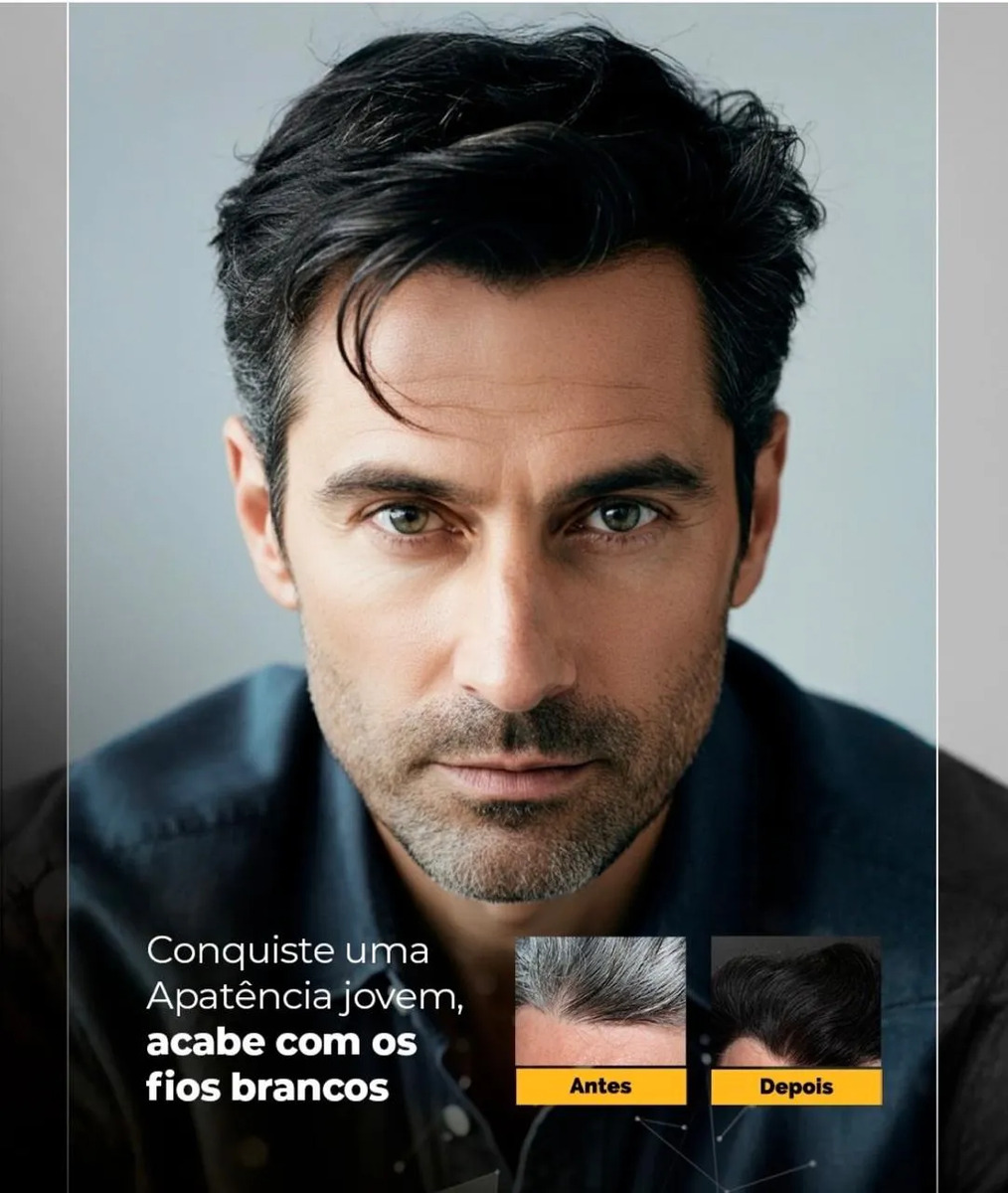 Shampoo Escurecedor de Cabelo Gradual Men PLUS + Potente + Rápido + Escuro 5
