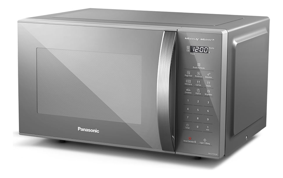 Microondas Panasonic Dupla Refeição 27 L Prata 2