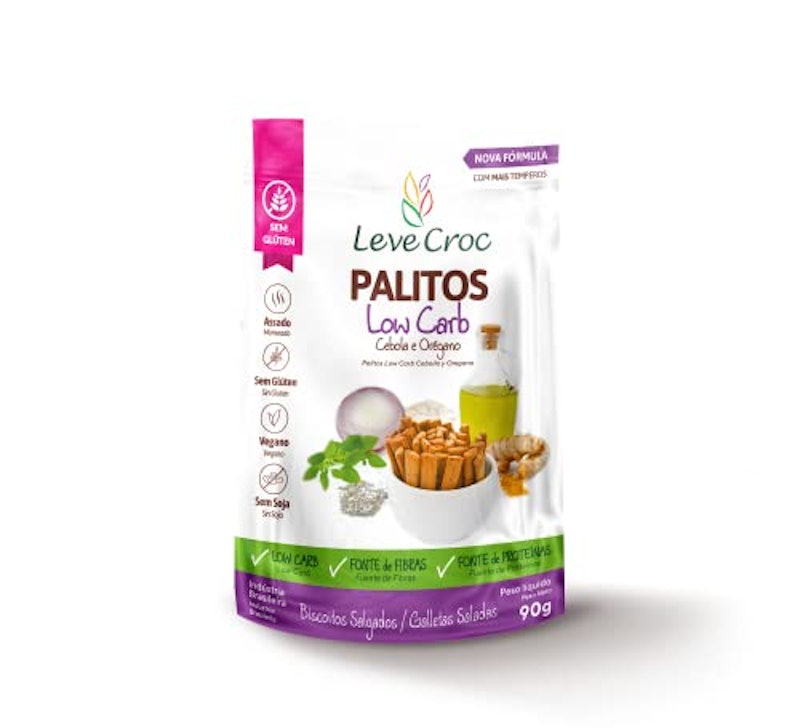 Biscoitos Palitos Low Carb Cebola E Orégano 1