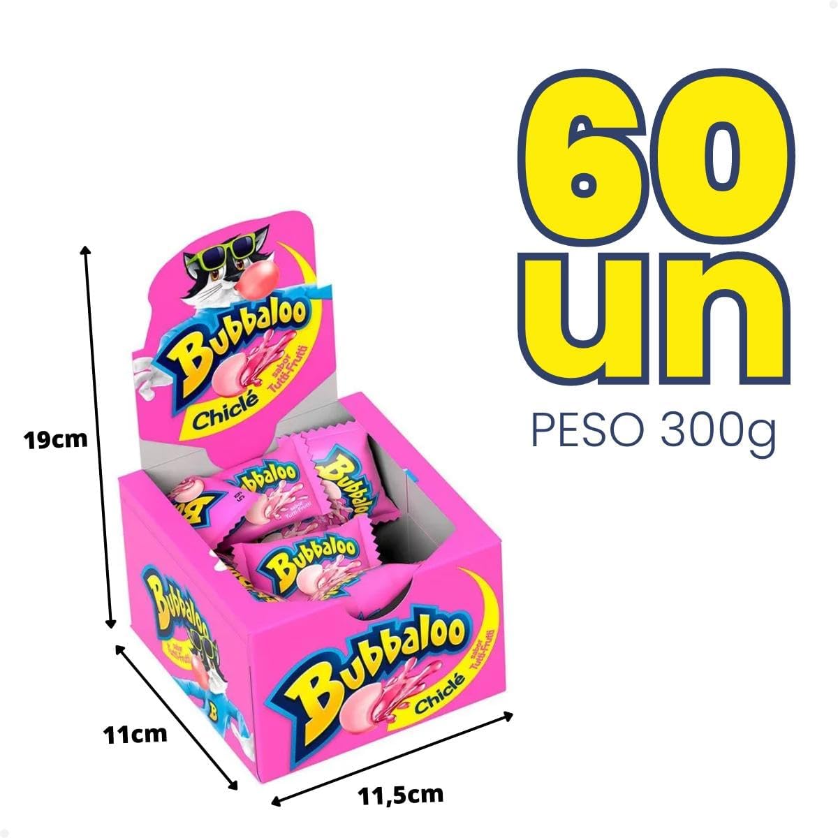 Bubbaloo Chiclete Sabor Tutti Frutti 5