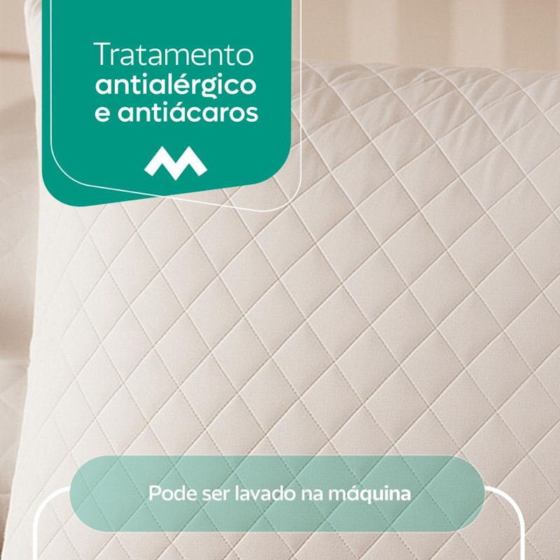 Kit com 2 Travesseiros Regulagem de Altura Best Casa 5