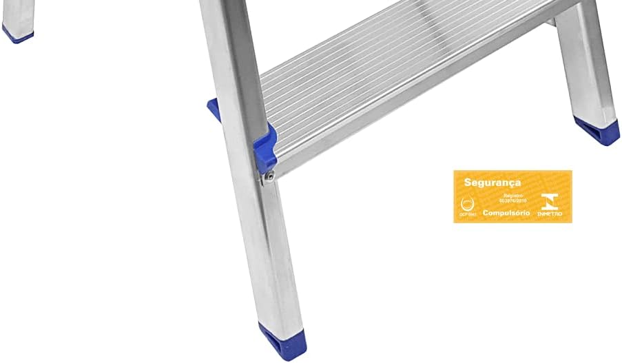 Banqueta Escada 3 Degraus Linha Doméstica Alustep 2
