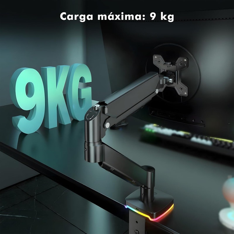 Suporte Gamer para Monitor e RGB com 8 Efeitos de Luz 4