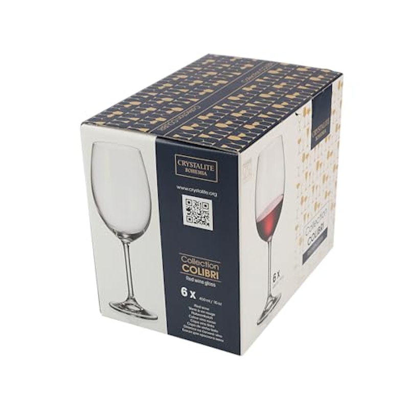 Conjunto 6 Taças de Vinho Tinto de Cristal Ecológico Gastro/Colibri 450 ml 5