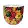 Cachepô de Cerâmica Frida Kahlo Red Flowers 1