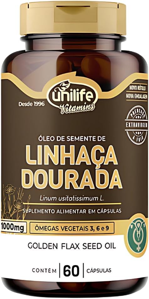 Óleo de Linhaça Dourada em Cápsulas 1200 mg 1
