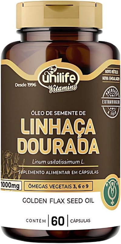 Óleo de Linhaça Dourada em Cápsulas 1200 mg 1