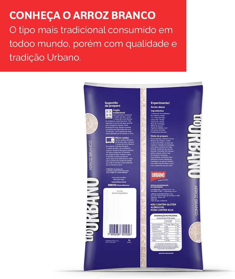 Arroz Branco Tio Urbano 2