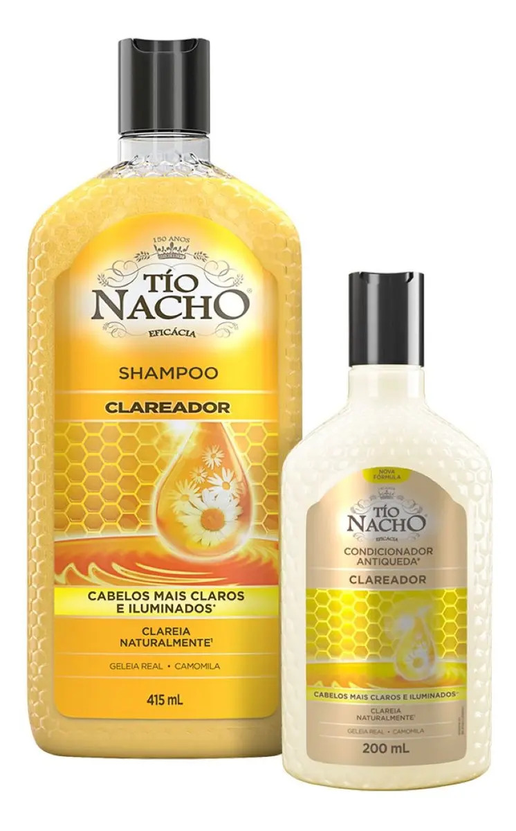 Kit Shampoo + Condicionador Clareador Antiqueda  2
