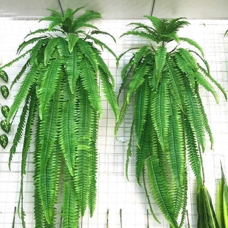 Samambaia Artificial Pendente Realista para Decoração 3