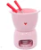 HAÜSKRAFT Conjunto para Fondue de Porcelana L'Amour 1