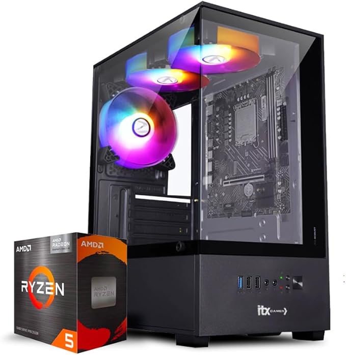PC Gamer ITX Arena Ryzen 5 5600G Radeon Graphics Vega 7 3