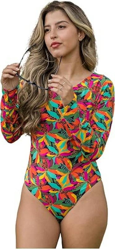 Body Maiô Feminino Manga Longa Gérbya 1