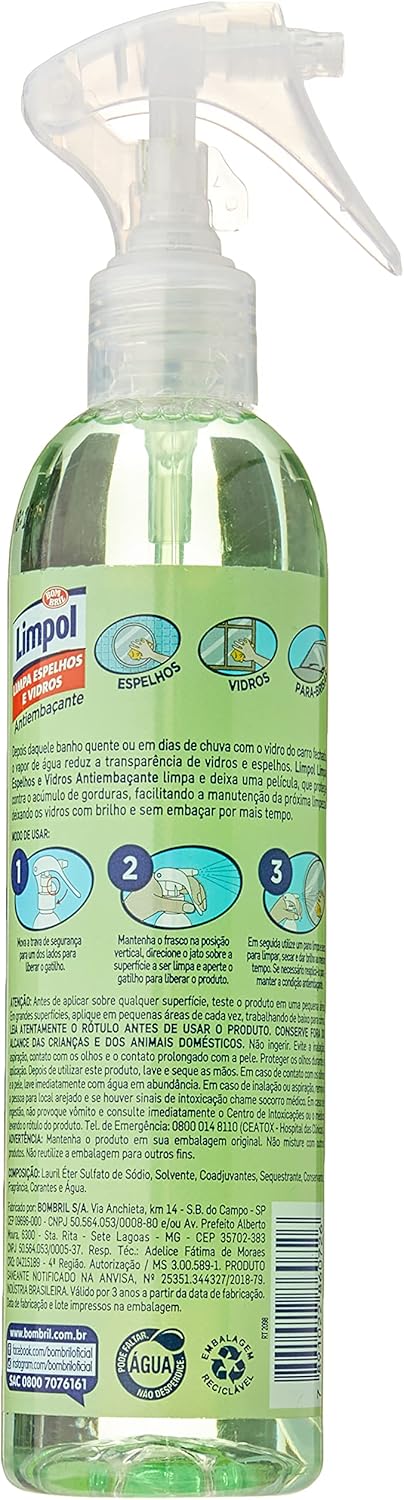 Limpa Espelhos e Vidros Limpol 2