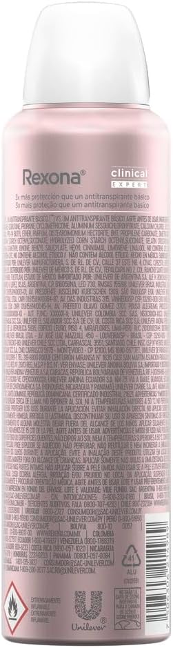 Antitranspirante Rexona Feminino Aerossol Clinical Classic 4