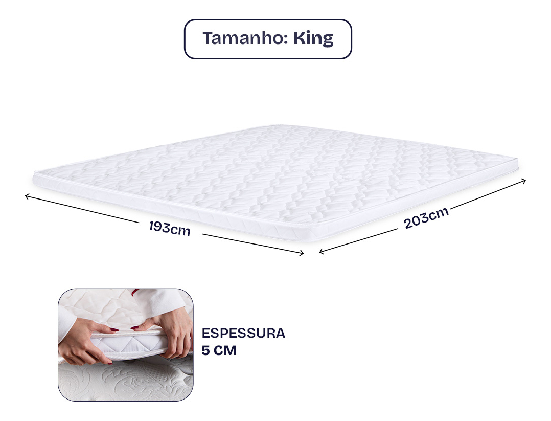 Pillow Top King D33 Hipoalergênico BF Colchões 5