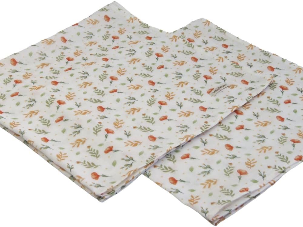 Fralda Estampada Mini Flor 100% Algodão Arti In Panno 2