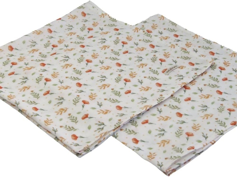 Fralda Estampada Mini Flor 100% Algodão Arti In Panno 2