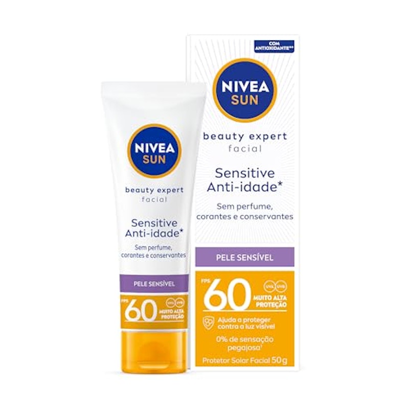 Nivea Sun Protetor Solar Facial Beauty Expert Sensitive 1