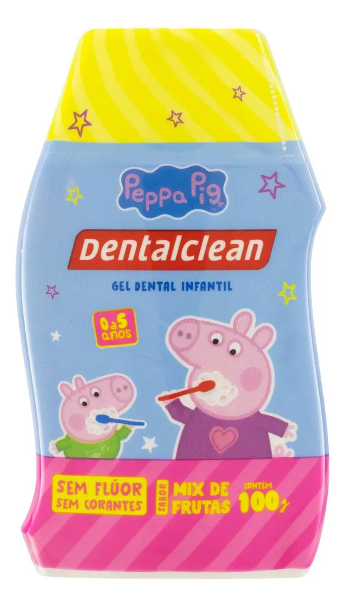 Gel Sem Flúor Dentalclean Peppa Pig 2