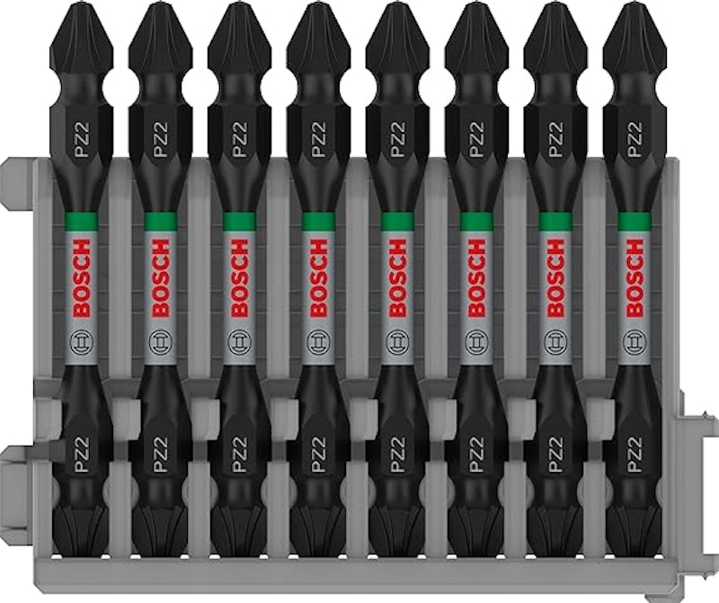 Jogo Bits Bosch Pro Phillips Impact Duplo 65 mm 8 un 1