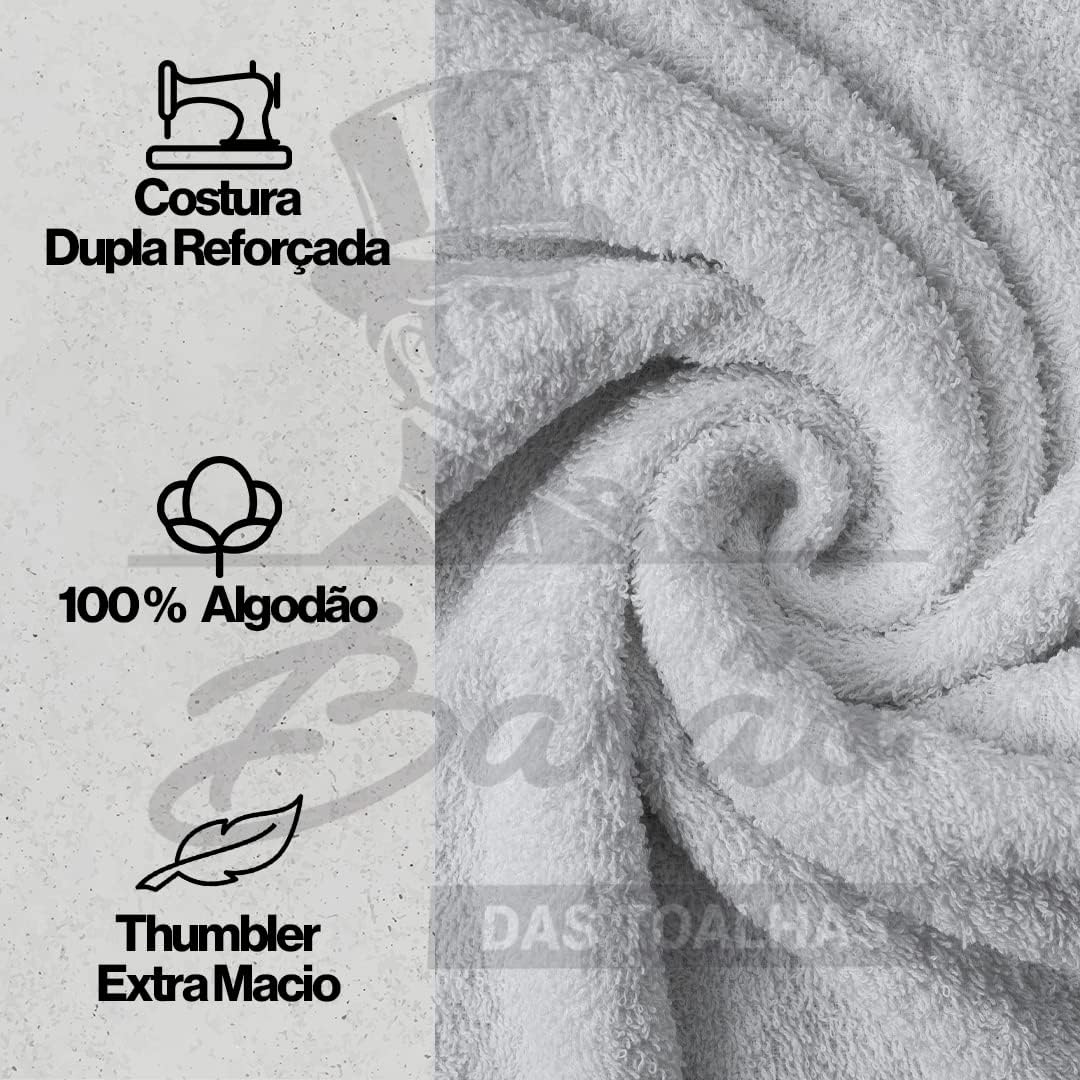 Kit 10 - Toalhas de Rosto para Salão 3