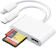 SUNTRSI Leitor de Cartão SD/Micro SD para iPhone/iPad/Câmera 1