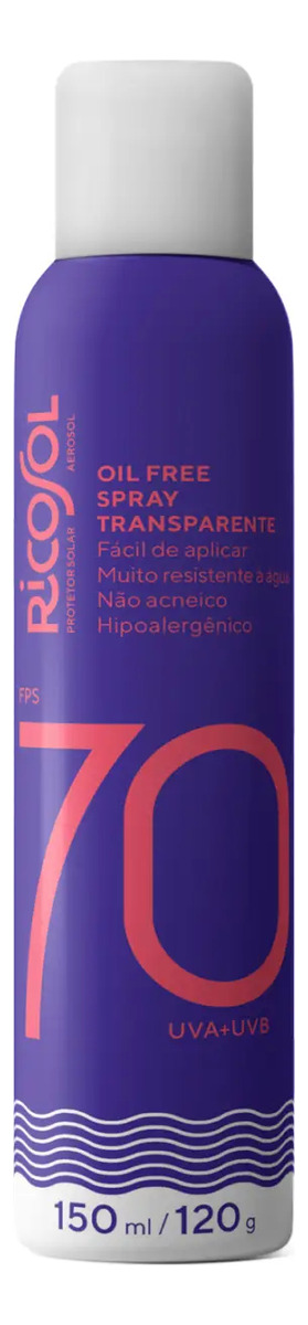 Ricosol Protetor Solar FPS 70 - Aerosol 1