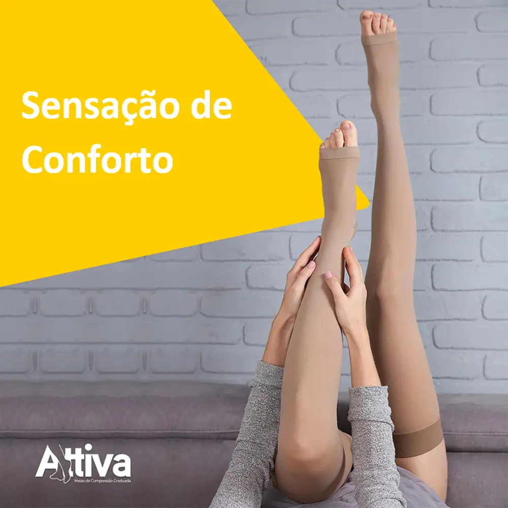 Meia Attiva 7/8 Alta Compressão 20-30 mmHg  5