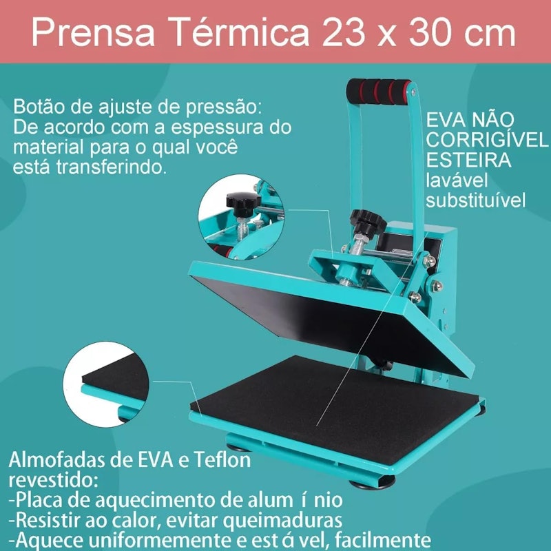 Prensa Plana 23 × 30 FA 2