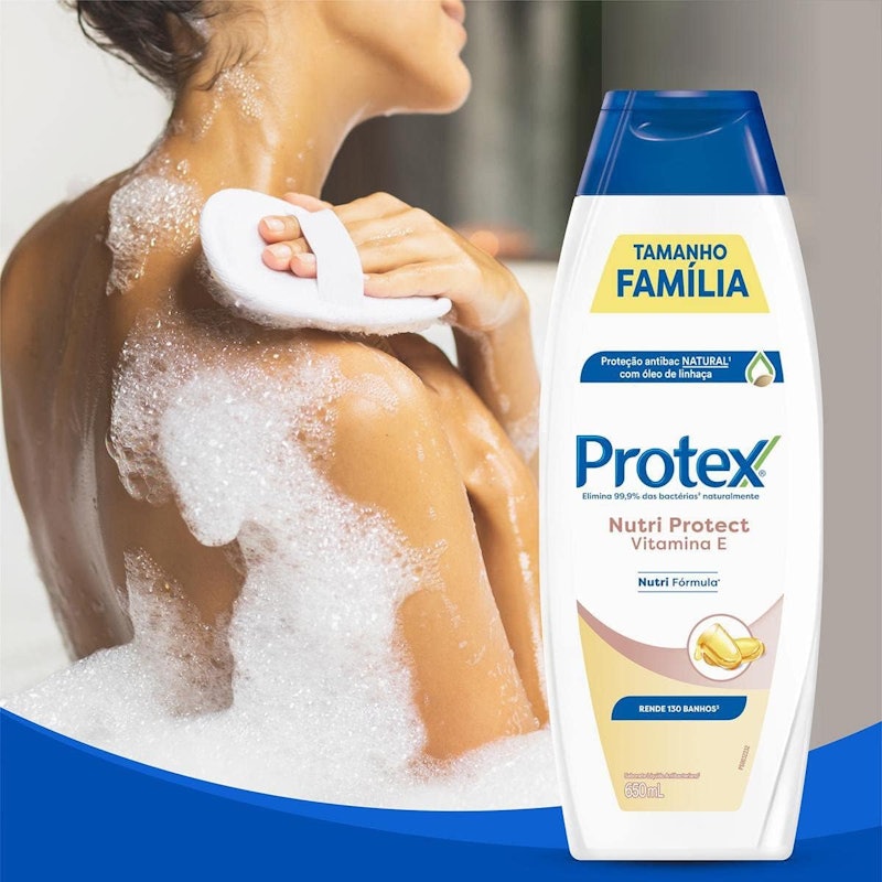 Sabonete Líquido Antibacteriano para Corpo Protex Nutri Protect 2