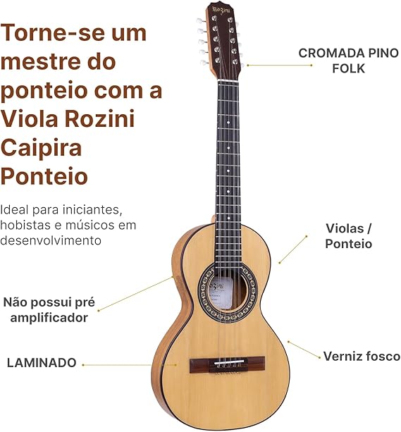 Viola Caipira Ponteio Fosco 2