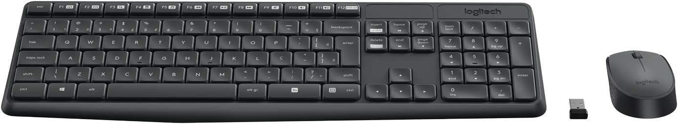 Conjunto de Teclado e Mouse sem Fio 2