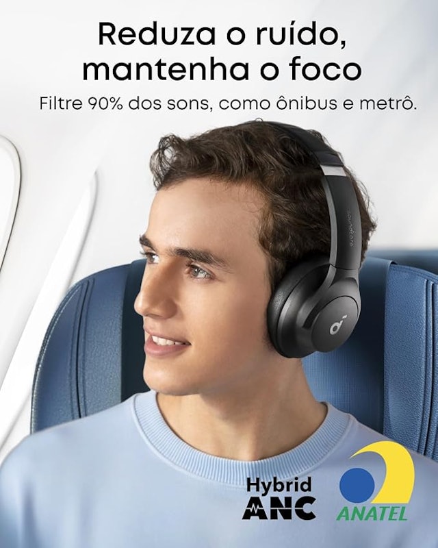 Fone de Ouvido Bluetooth Soundcore Anker Q20i ANC Híbrido 2