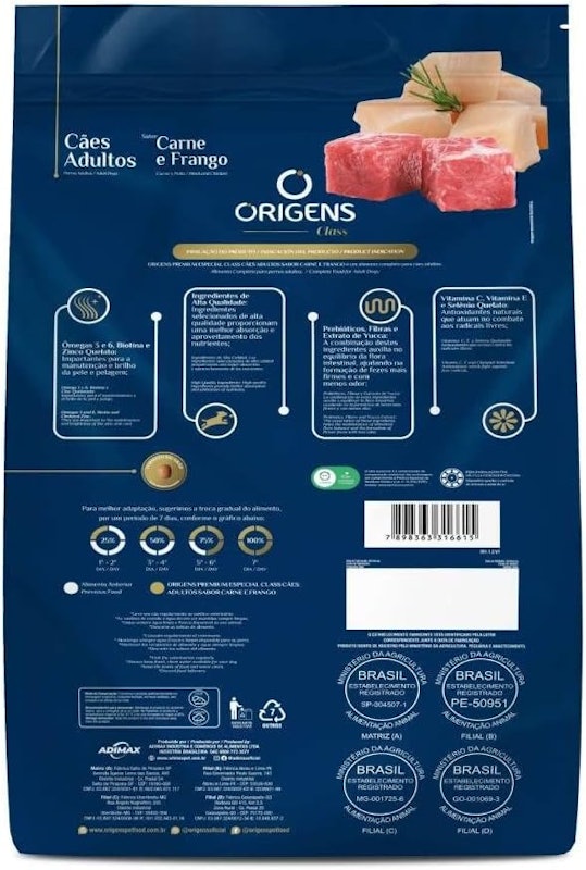 Ração Origens Class Premium Especial 4