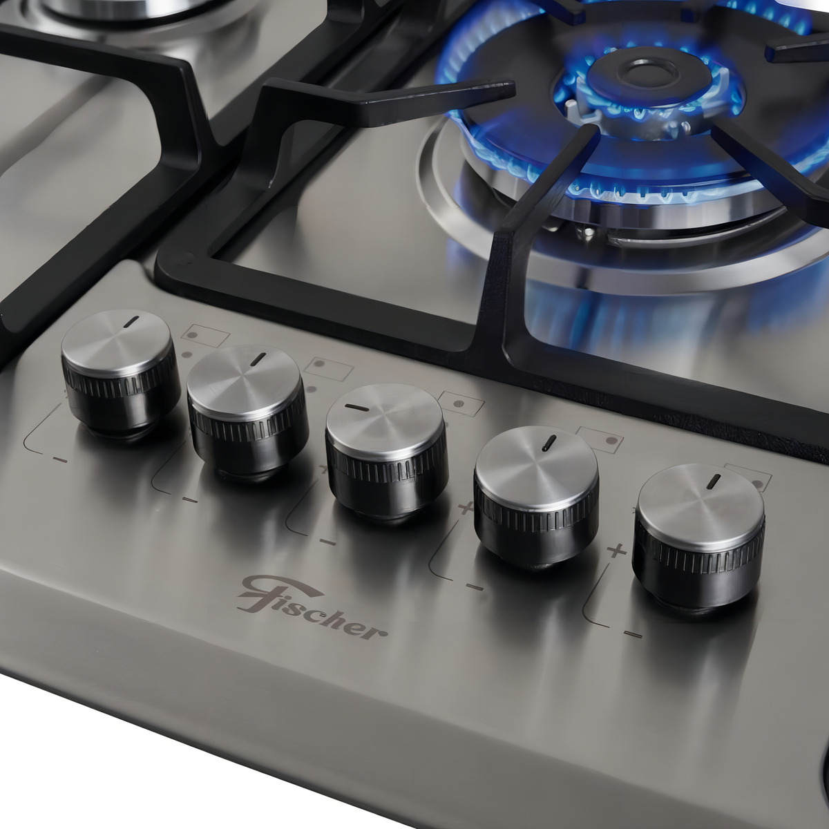Cooktop a Gás Fischer 5 Bocas Tripla Chama Infinity 3