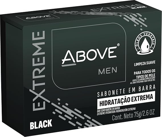 Sabonete em Barra Men Extreme Black 1